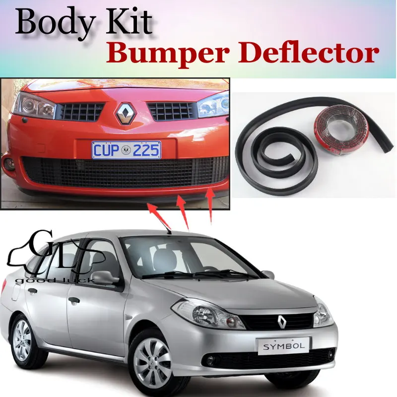 Bumper Lip Deflector Lips For Renault Logan / Tondar / Symbol Front Spoiler Skirt For TopGear Friends Tuning / Body Kit / Strip