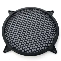 12 Inch Universal Mesh Speaker Cover SubWoofer Plastic Mesh Cover Car Audio Speaker Protect Guard for DIY Home Audio Car Speaker