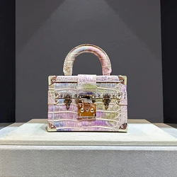 Sac à bandoulière en cuir de crocodile pour femme, marque de créateur de luxe, haute qualité, sac fourre-tout initié, offre spéciale, nouveau, 2023