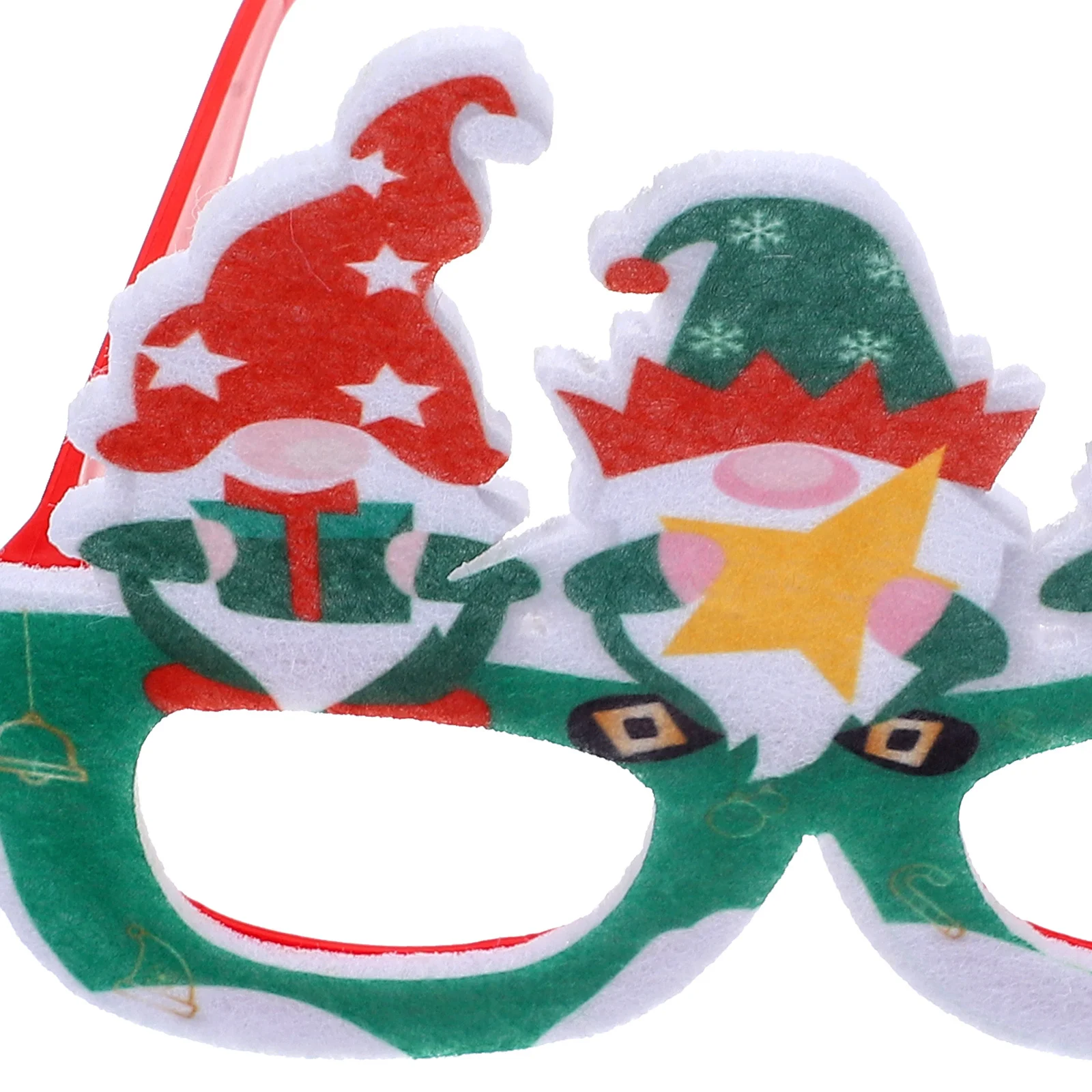 

6Pcs Xmas Glasses Frames Festive Decor Childrens Party Accessory Photo Props Christmas Glasses Frames Eyeglasses Frame