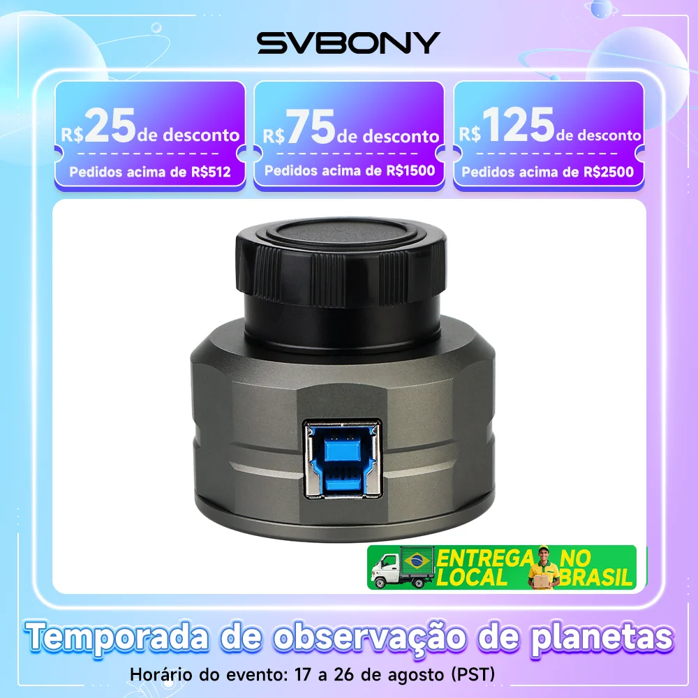 SVBONY Ocular Eletrônico Câmera Planetária SV205/SV105