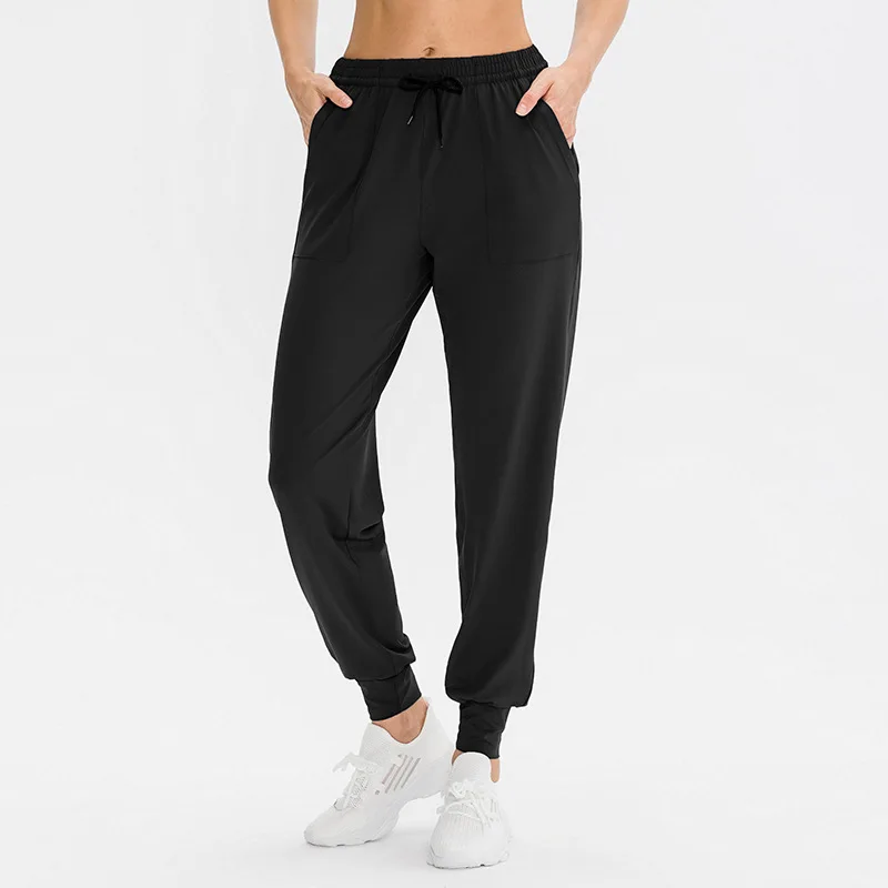 2023 Women Casual Running Sport Joggers Pants Quick Dry Gym Sweatpants With Pocket Drawstring Training Trousers Fit Yoga Pants