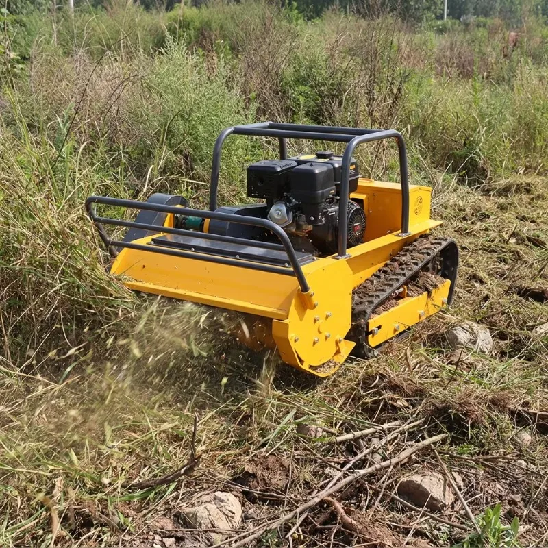 Factory Price 800mm Height Adjustable Remote Control Lawn Flail Mowers for Orchard Maintenance