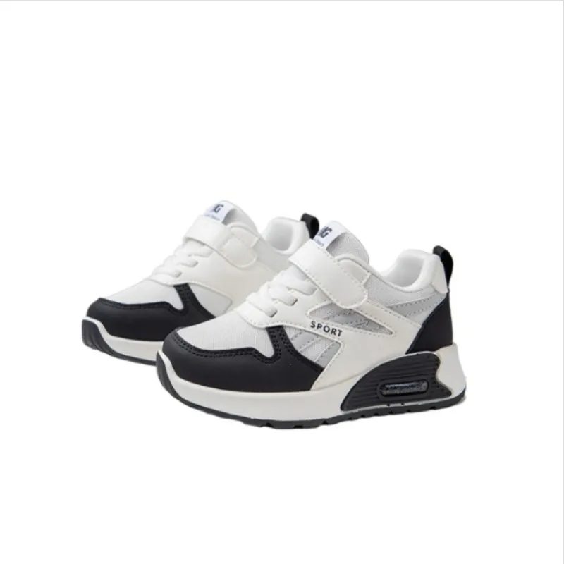 

2025 Fashion Autumn New Children's Sports Shoes Mesh Breathable Running Shoes Boys Girls Soft Rubber Shark Shoes ﻿Size 26-37