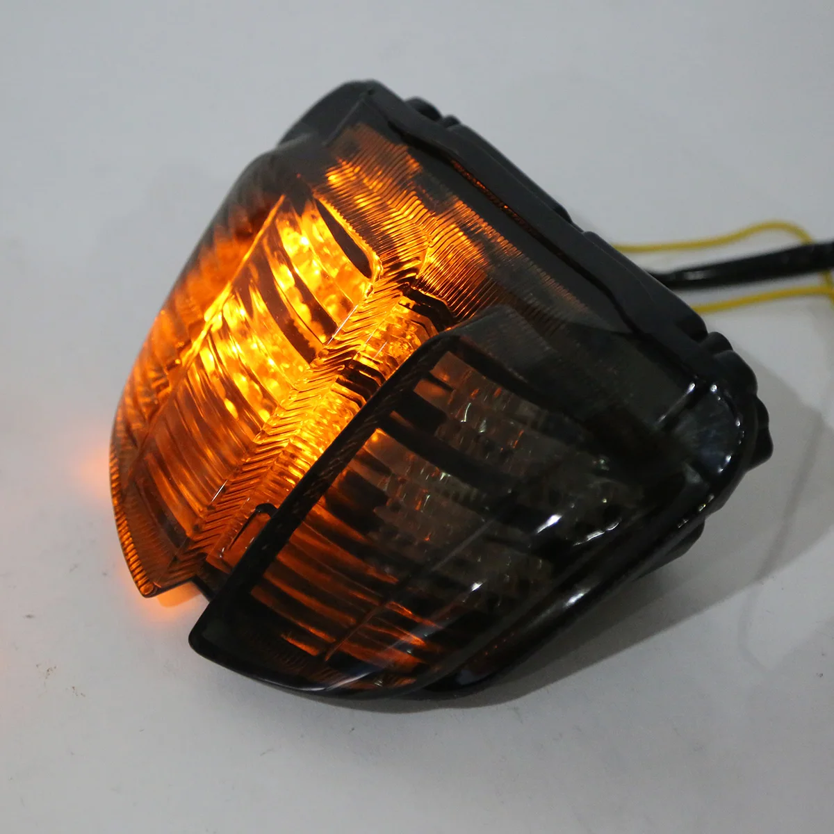 Motorcycle Smoke LED Rear Turn Signal Tail Stop Light Lamp Integrated For Suzuki GSXR K6 06 07 GSX-R 600 750 2006 2007