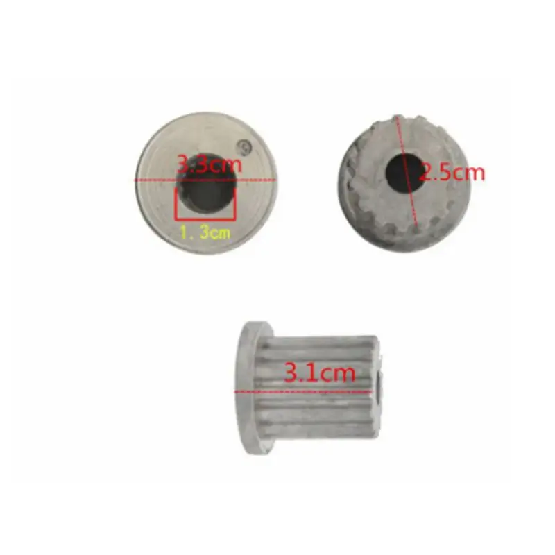 

For washing machine pulsator core center 11 teeth inside and 15 teeth outside gear Rotating pulsator plate metal axis spare