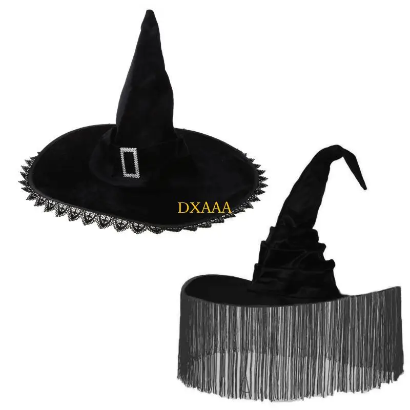 

DXAA мягкая шляпа ведьма для хэллоуина.