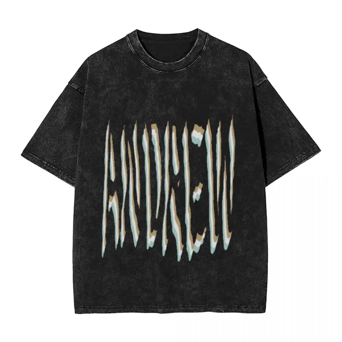 Andrew 2wo2imes - Euphoria Rue Retro Comfort A Vintage T-shirts surdimensionnés