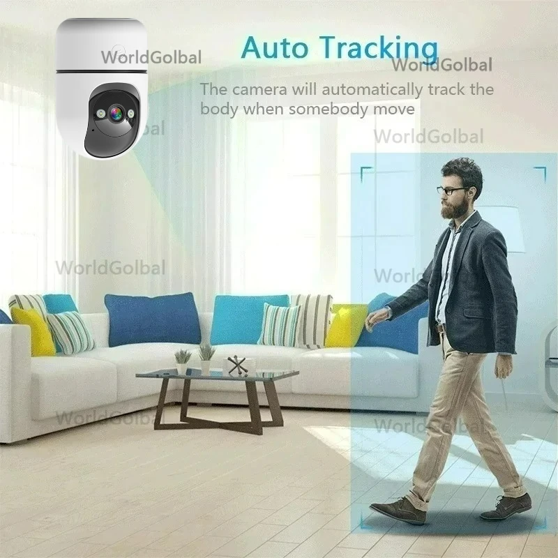 Tuya 8MP 5G WiFi Camera Tuya Smart Home Wireless IP Surveillance Camera AI Detect Automatic Tracking Security Baby Monitor TUYA