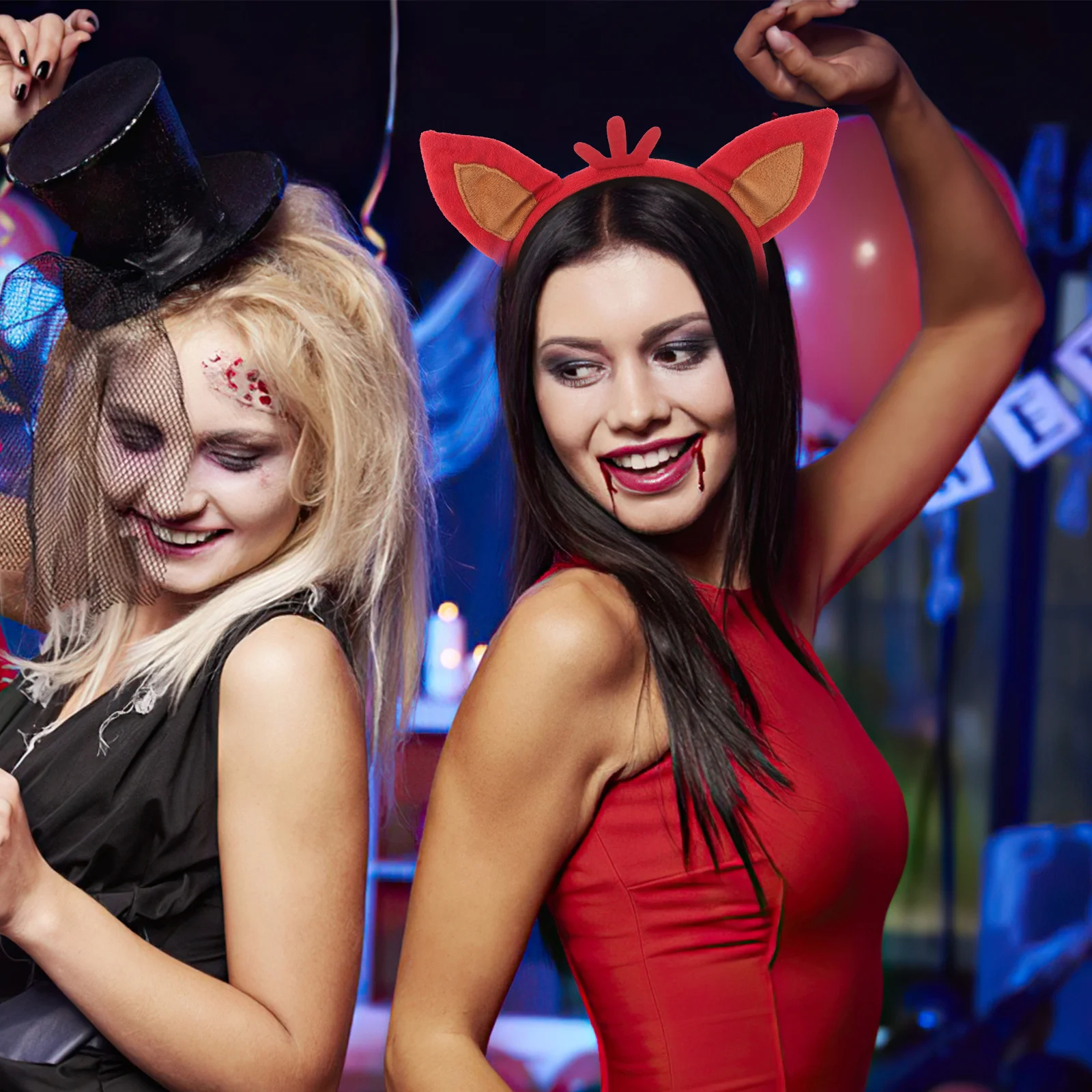 1Set Leuke Vos Oren en Staart Hoofddeksels Set voor Vrouwen Cosplay Kostuum Partij Decoratie Verjaardag Evenement Accessoire