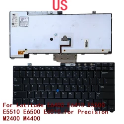 New US Laptop Backlit Keyboard For Dell Latitude E6400 E6410 E5500 E5510 E6500 E6510 for Precision M2400 M4400 E6400