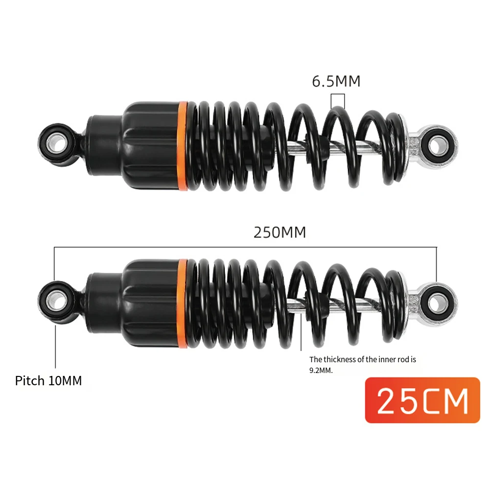 Electric Vehicle Suspension Motorcycle Rear Shock Absorber Moderate Hardness Smooth Welding Process Anti Rust Shock Absorber