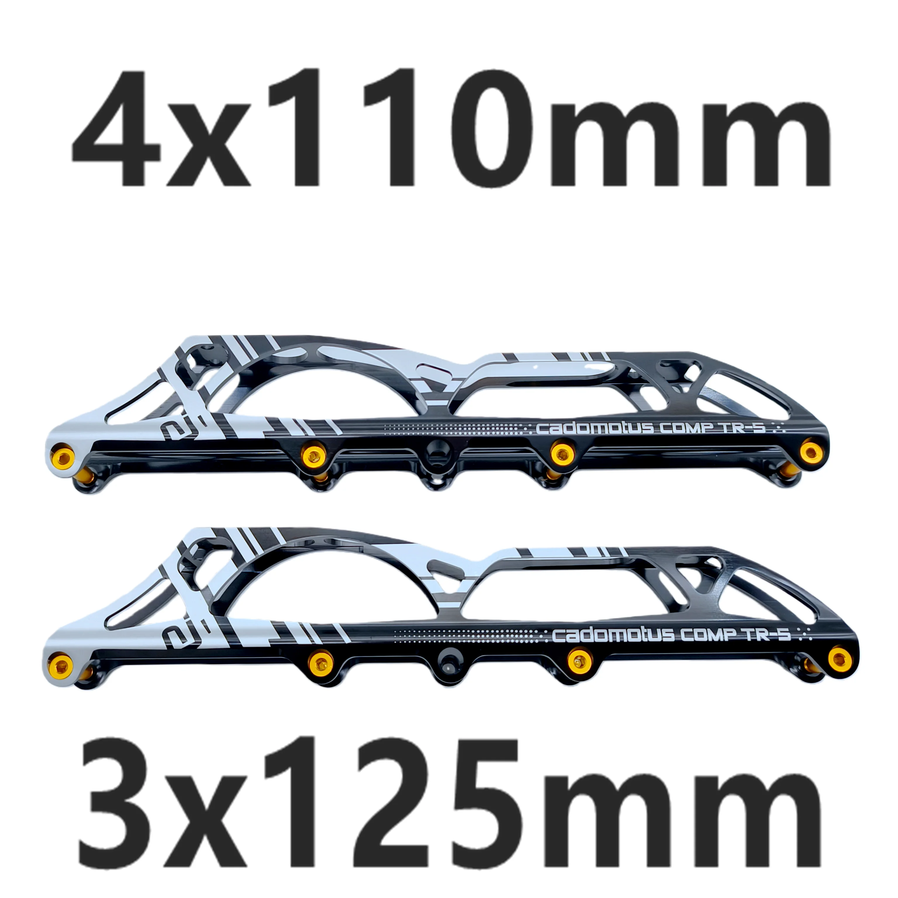 إطار تزلج سريع إطار دوار 4x110 مللي متر 3x125 مللي متر 2in1 مع محاور سبائك آل زوج/الوحدة #1