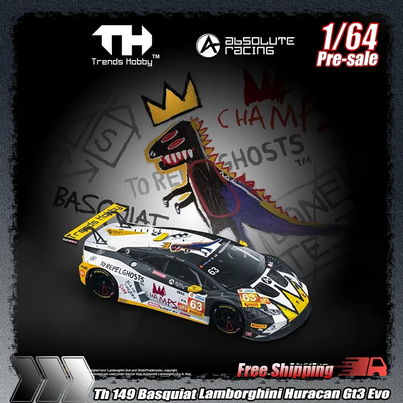 プレスレイ-1-64-トレンドホビー-149-バスキア-ランボルギーニ-ウラカン-gt3-evo-ポルシェ-911-gt3-r-dtm-2025-92-90-ダイキャストレーシングカーモデル