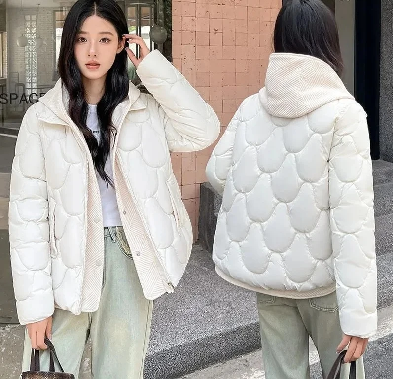 

New Winter ClothesFashion Coats Korean Style Loose Comfort Quilted Coat Women Jacket Women Parkas Warm Jackets Casual Coat