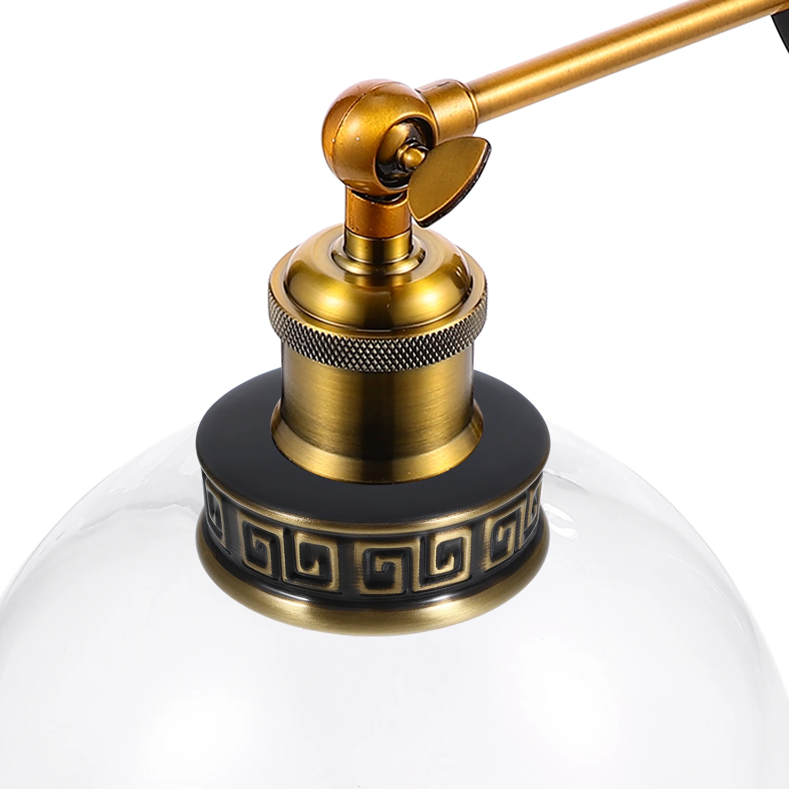 

Wall Lamp Shade Holder Cups Metal Finial Socket Base Copper Material Vintage Easy Install Protect Lampshade Wear