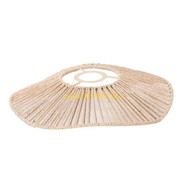 C4DF Unique Art Lampshades Paper Handwoven Lampshades Indoor Pendant Light Shade