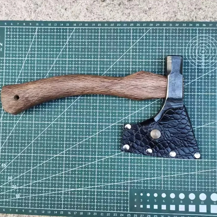 All-steel Forged Multi-functional Tactical Axe - Portable Self-defense Household Firewood Chopping Carry-on Tool