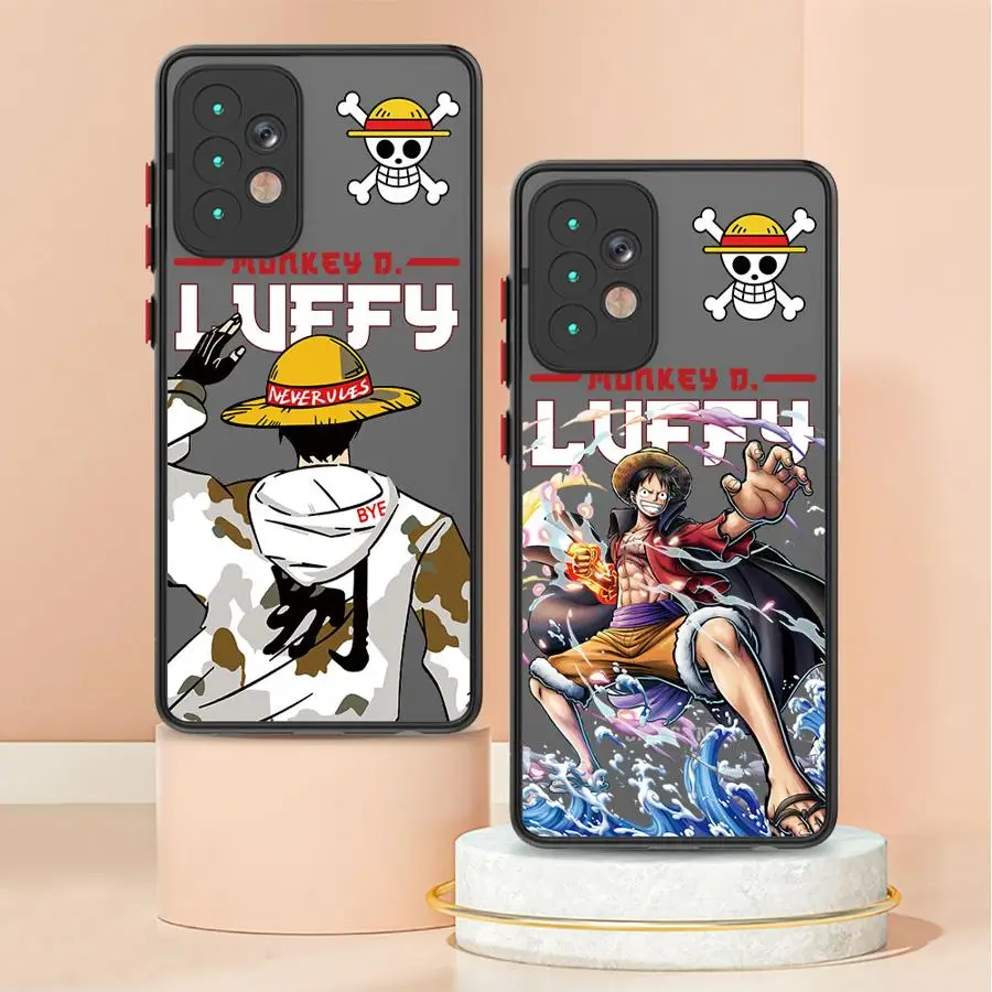 Anime Ones Piece Phone Case for Samsung Galaxy A53 A52 5G A13 A72 A22 A73 A23 A54 A34 A14 A24 A33 A32 Soft Cover