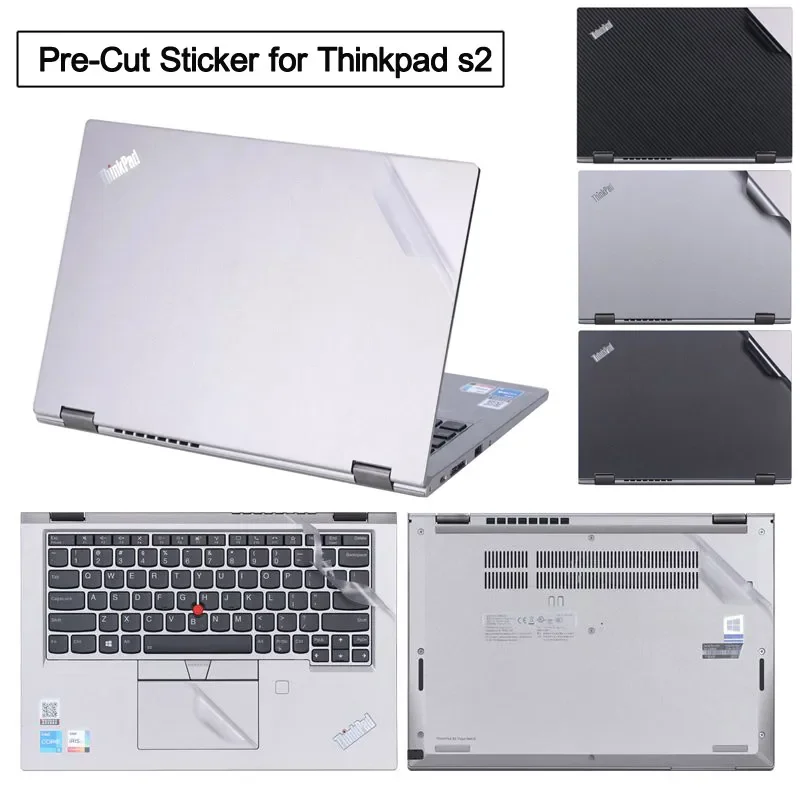 Wstępnie przycięta naklejka na klawiaturę Thinkpad S2 Gen 7 6 2022 2021 5. 4. 3. 2020 2019 2018 S2 Yoga 370 260 Folia na ekran klawiatury