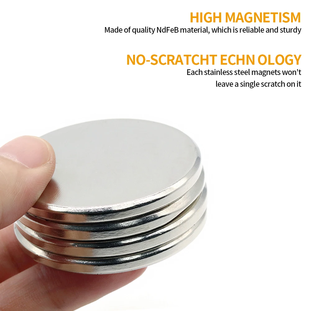 Neodymium Magnet 50x5 Round 50mmx5mm N35 NdFeB  Super Powerful Strong Permanent Magnetic imanes 50*5 1/2/5 Pcs