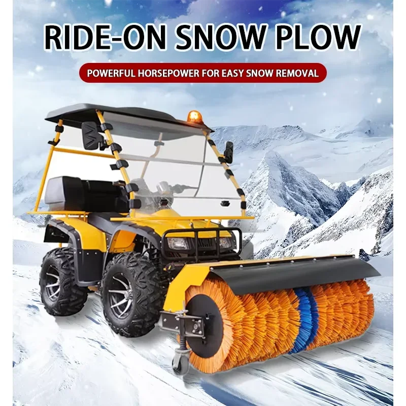 Factory Wholesale Snow Sweeper with Driver's Cabin Outdoor Windshield High Efficiency  Plow  Thrower