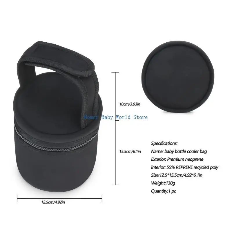 

B2QD Baby Bottle Insulated Bag Portable Bottle Warmer Bag Baby Bottle Carriers for Efficient Storage During Family Outings