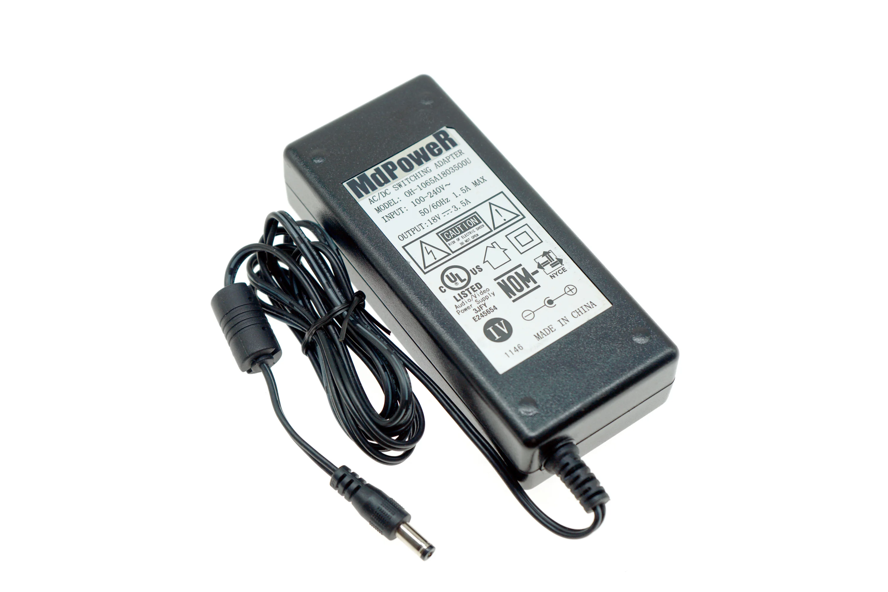 Genuine DC 18V 3.5A Switching Adapter Charger For PHILIPS Power Supply OH-1065A1803500U 1065A1803500U2 AS851/10 63w ac adapter