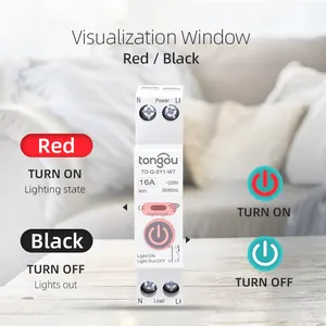 Tuya WiFi Akıllı devre kesici 1P 63 a DİN Ray Akıllı Ev Uzaktan Kumanda WiFi Kablosuz Anahtarı APP, TONGOU dünya çapında Ücretsiz Kargo. prizli devre kesicinin en büyük satışlarından 12'si, no. 1
