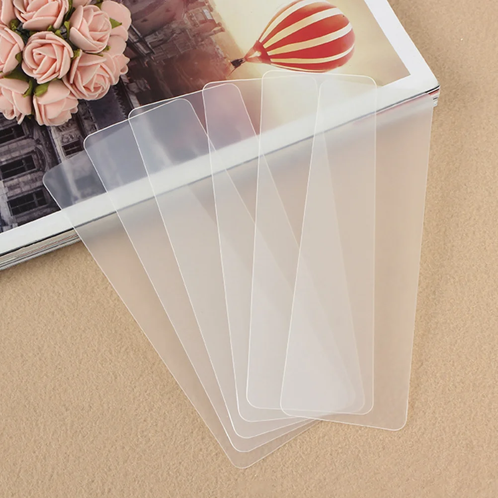 

100Pcs Practical Tape Dispenser Boards Sub-Packing PVC Tape Holders Lightweight Convenient Organizer for Office Study