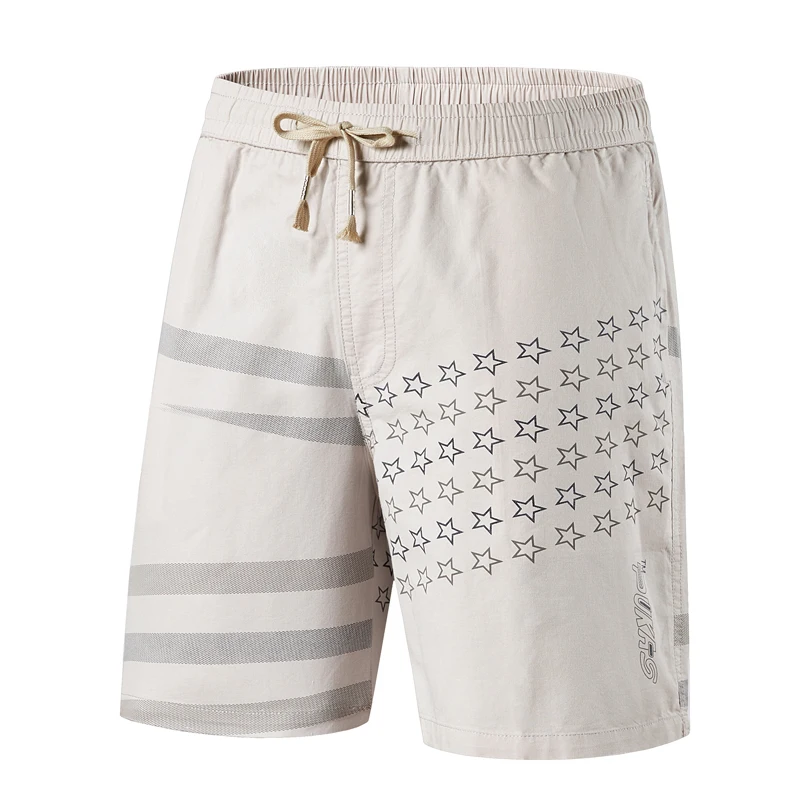 

Мужские хлопковые шорты-карго: дышащие, на шнурке, повседневные летние шорты с эластичным поясом, пляжные шорты свободного кроя, шорты-чинос