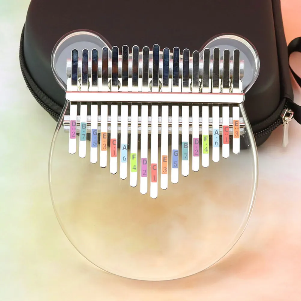 

10 Pcs Scale Stickers Musical Notes Kalimba for Learner Mini Thumb Piano Guitar Learning Pp Thumbs Key