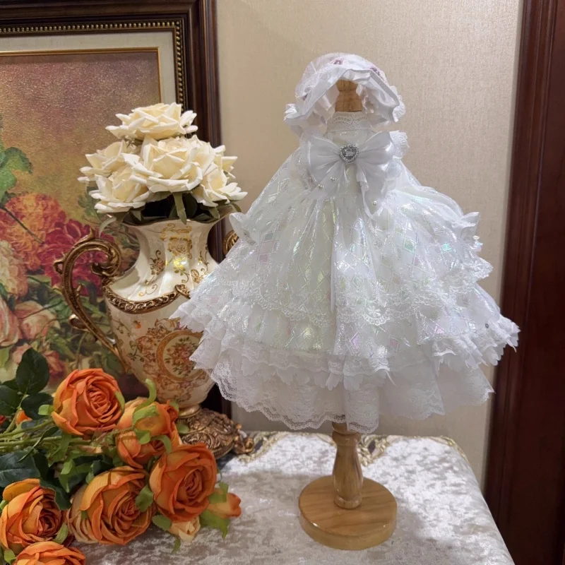 

Одежда для кукол bjd подходит для 1/3 1/4 1/6, размер Blythe, кружевная юбка-помеля из пряжи, 2 цвета в аксессуары для кукол