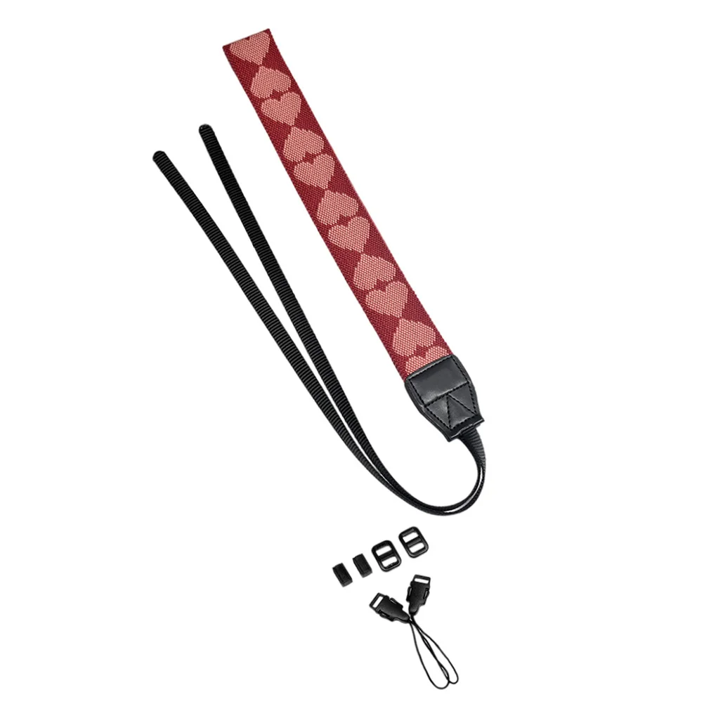 

Adjustable Camera Shoulder Belt for Dslr Digital Cameras with Eyelets Soft High-Grade Cotton Sling Strap Fashionable Heart
