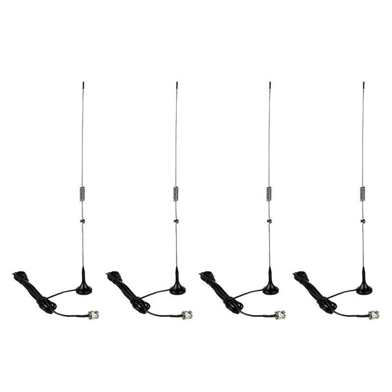 

4X UT-106UV BNC Dual Band U+VHF Antenna For ICOM YAESU Kenwood BAOFENG Radio