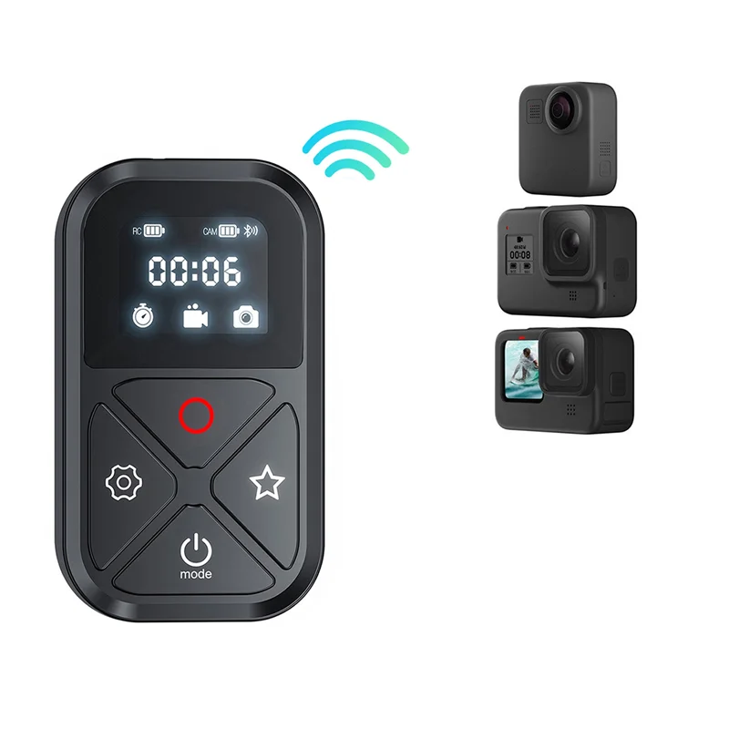 

T10 80M Bluetooth Remote Control for Hero 11 10 9 8 Max for Smart Phone Action Camera Wireless Remote Accessories