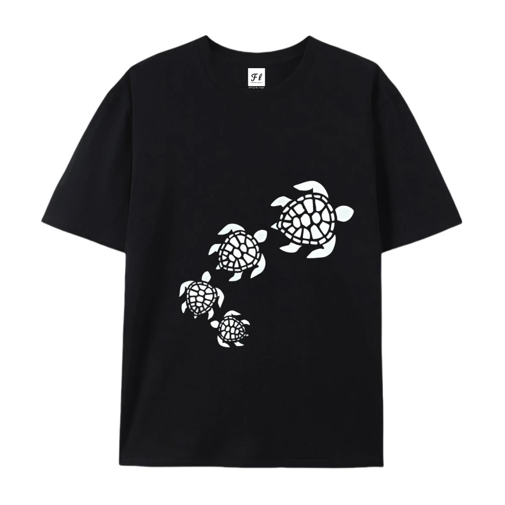 Meer Trendy Y2k Kleidung Ästhetische Weiche Atmungsaktive Baumwolle Kurzarm O Hals Graphic Tees Street Wear Frauen Männer Kleidung