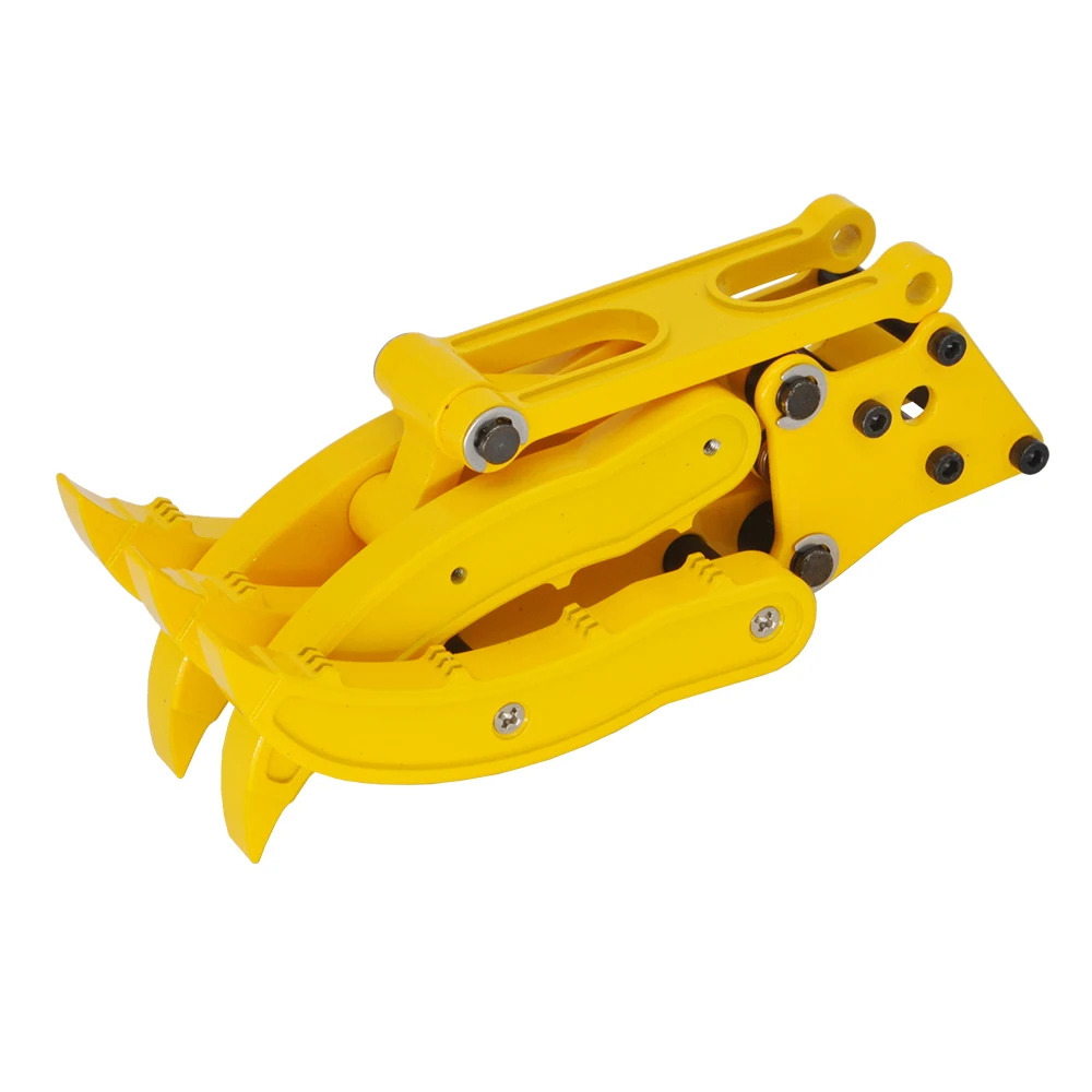 Double E EC160E Metal Quick Hitch Coupler/ Big Bucket/ Gripper/ Hammer for RC 1:14  E010 E111 Hydraulic Excavator Model