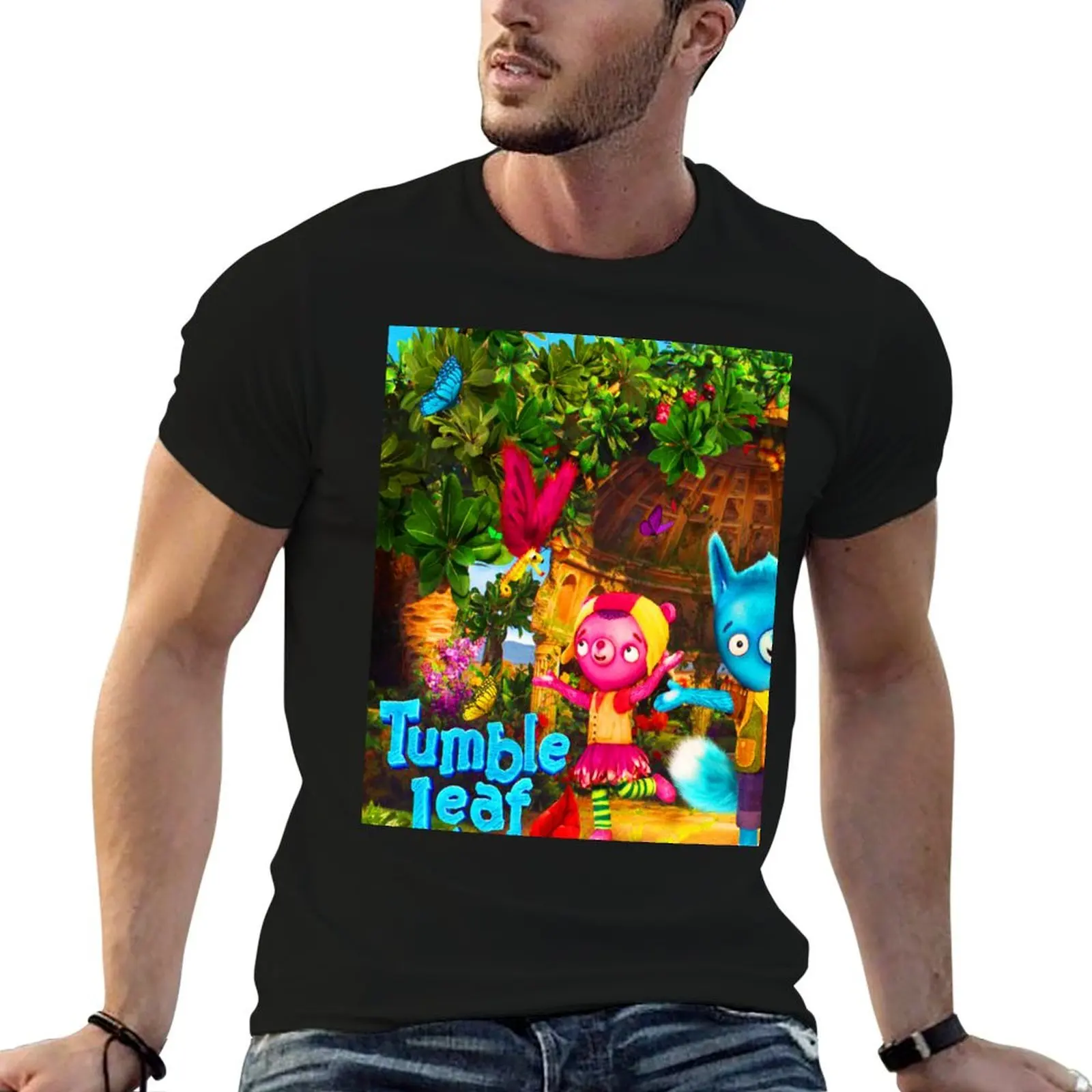 Tumble Leaf characters tumble leaf season 5 stuffed animal birthday T-Shirt man clothes tee shirts for men