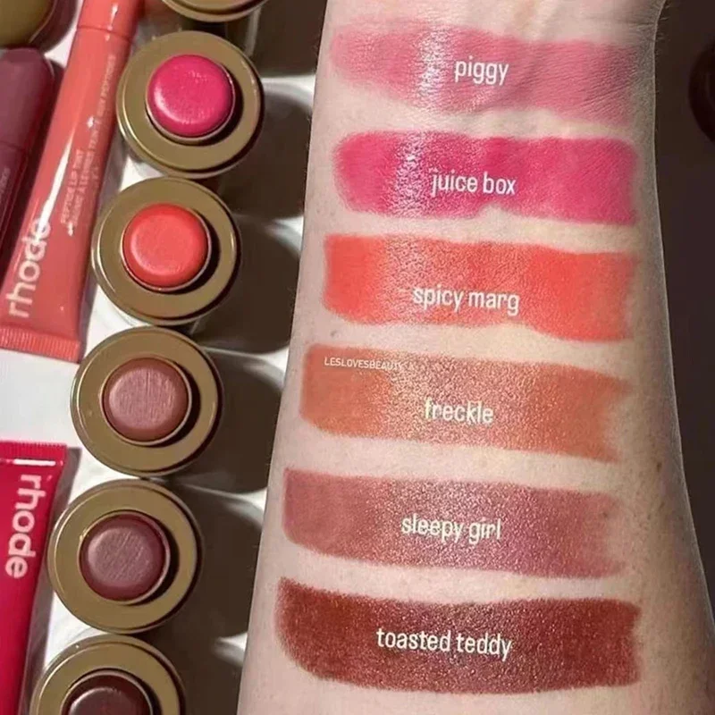 Brand skin Balm Jelly Bean Lip Gloss Spicy Marg Juice Box Pocket Blush Stick Non-fading Waterproof Blusher Moisturizing Lipstick image 2