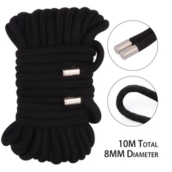 10m 8mm engrossar shibari arte corda bondage escravo contenção sexo brinquedos para casais hogtie fetiche arnês adulto jogos por atacado preço