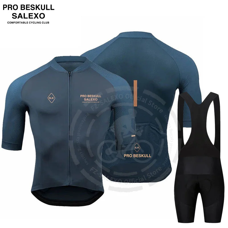 2025 SALEXO Summer Cycling Jersey Sets Short Sleeve Sports Bicycle Clothing MTB Clothes Wear Maillot Ropa Ciclismo Bike Uniform - Image 3