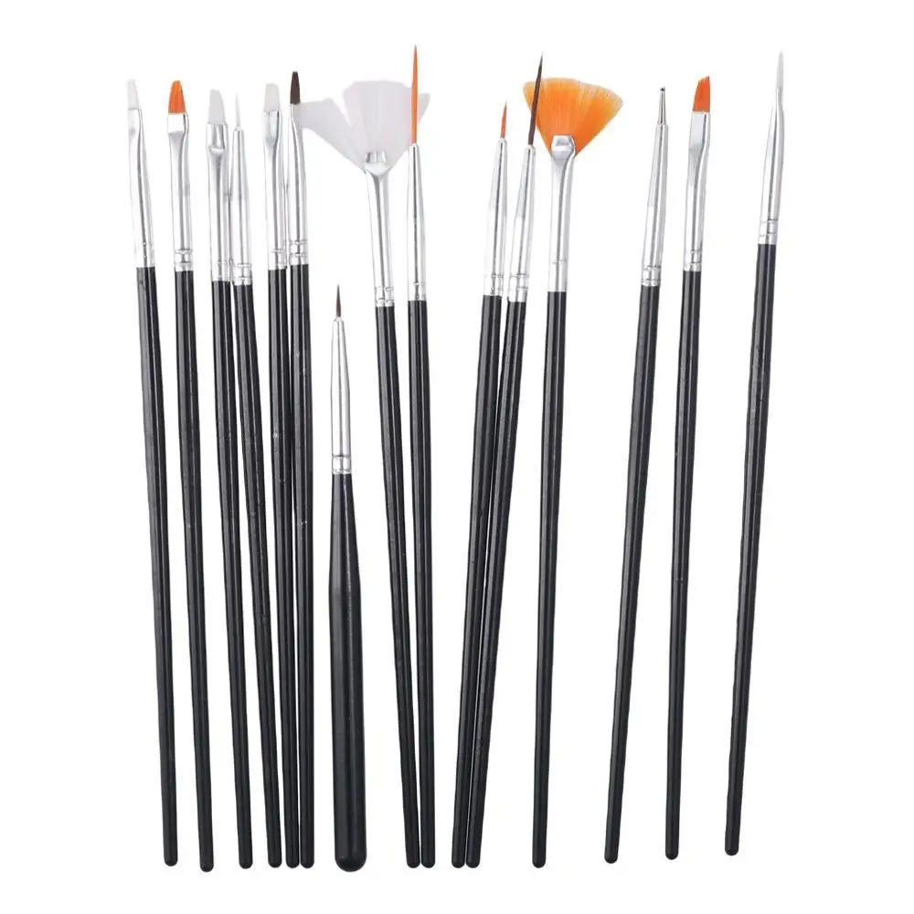 Black, white Fondant Sugar Cookie Acrylic Painting Brush Set Sugar Cookie Painting Decorating Handmade Crafts Lovers