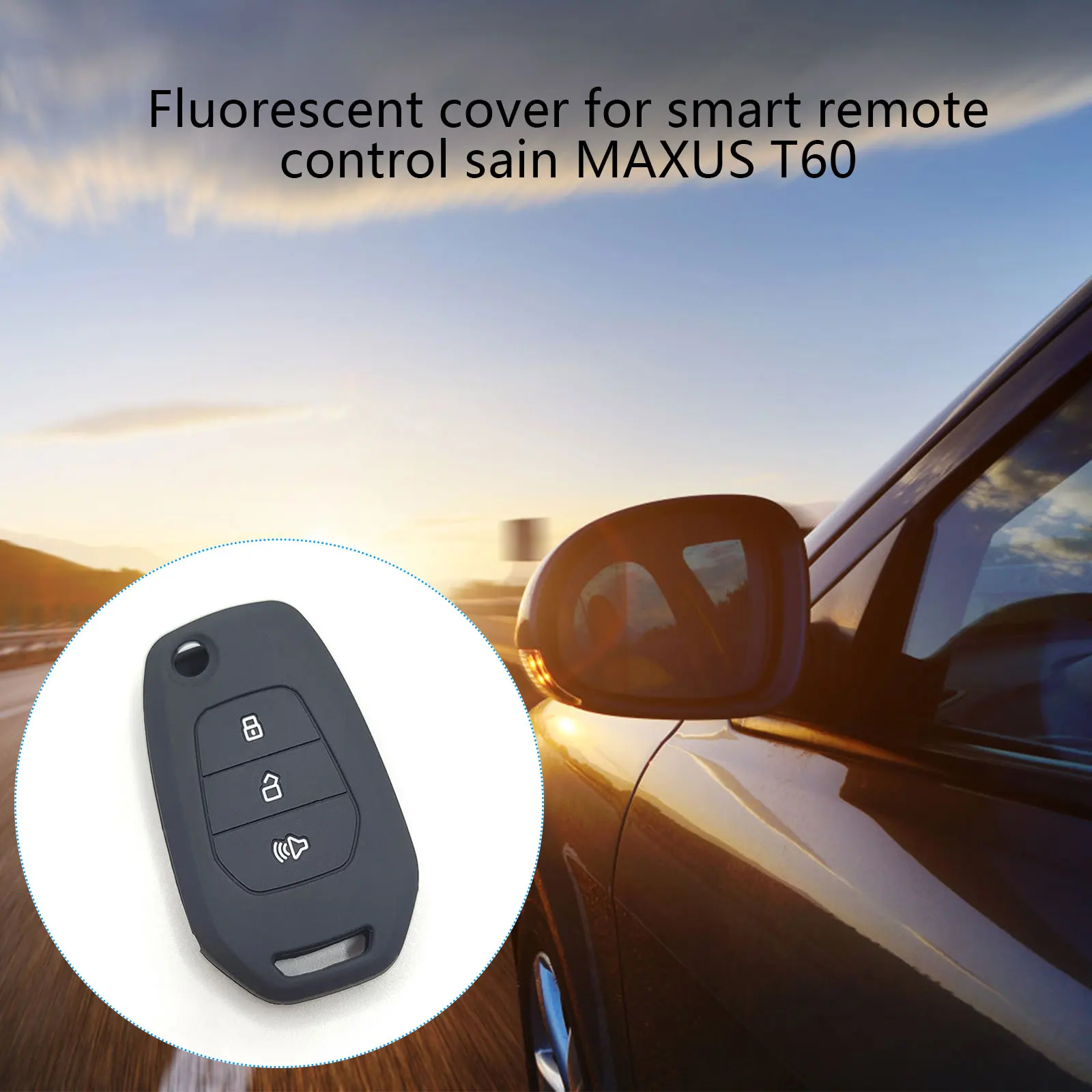 Étui de protection en Silicone pour clés de voiture, pour télécommande intelligente, sans clé, accessoire