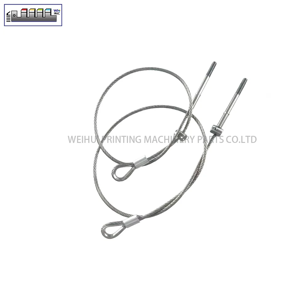 Best Quality 590MM/820MM Ink Bucket Wire Rope Spare Parts For KBA Printing Machine  500MM 480MM  970MM