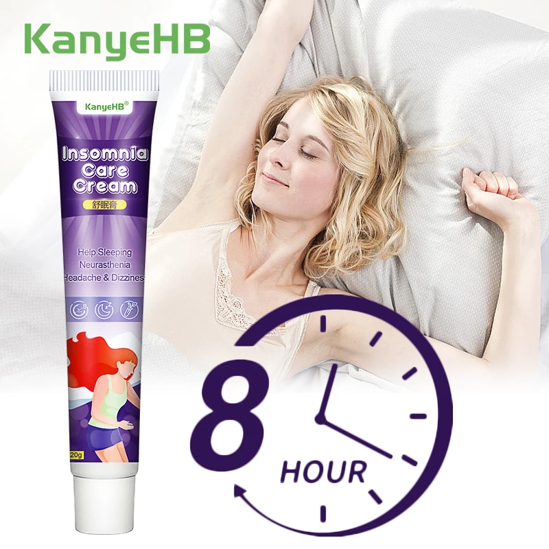 

1Pcs Help Sleeping Cream Improve Sleep Quality Herbal Ointment Relief Stress Relax Insomnia Care Headache Dizziness Plaster G009