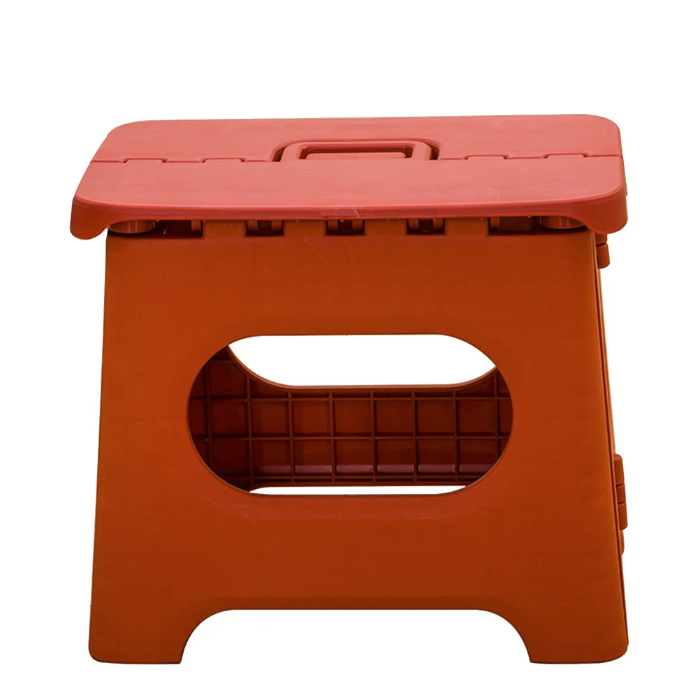 1Pcs Kleine Faltbare Hocker Runde Fase Sichere Praktische PP Material Tragbare Home Reise Rot Kleine Faltbare Hocker