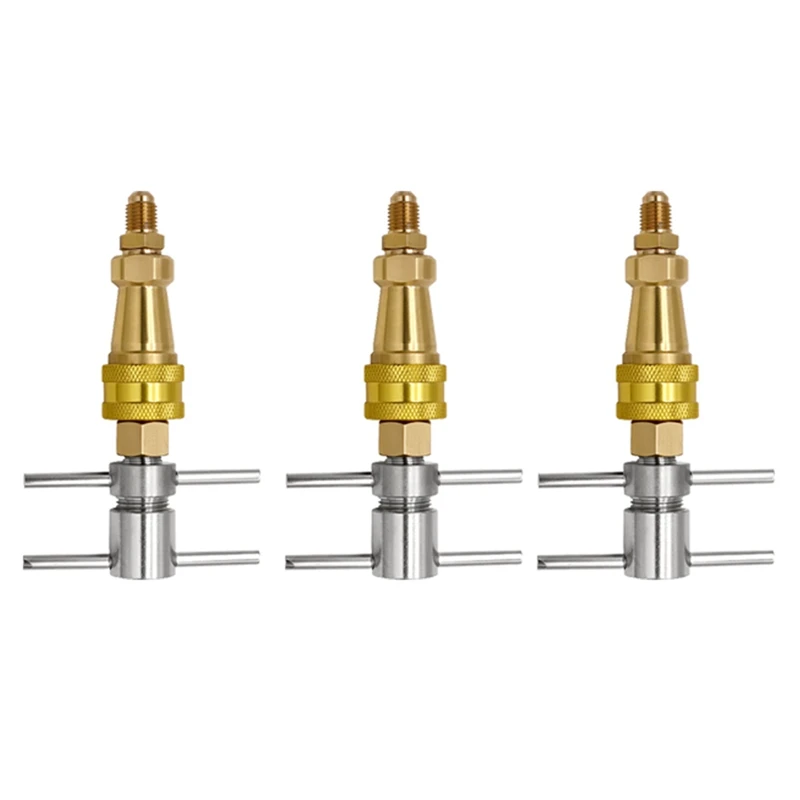 

A81M New Wrench Type Quick Connector Refrigerator Freezer Fluorine Injection Connector 1/4Inch Copper Pipe