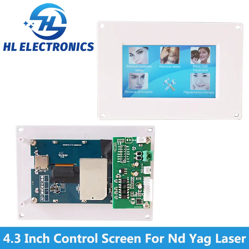 Nd Yag Laser Machine Spare Parts 4.3 Inch Control Screen Display