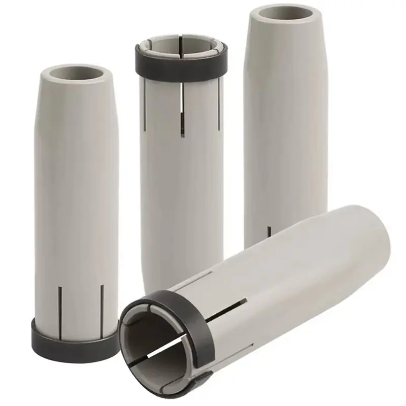 Y50A-20PCS 36KD Coated Protective Nozzles Non-Stick European Airless Protective Pover Mig Welding Tools Wholesale